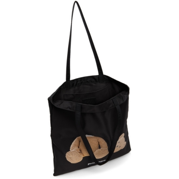 Palm Angels Black Bear Shopping Tote - Picture 2 of 10